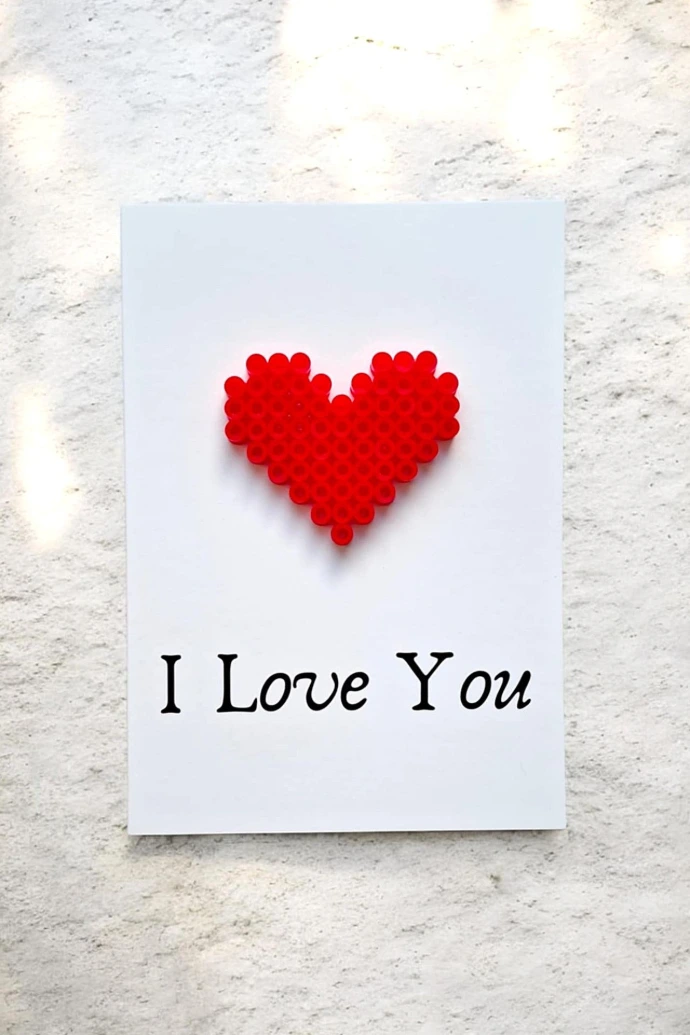 Exprimez votre amour avec cette carte originale.