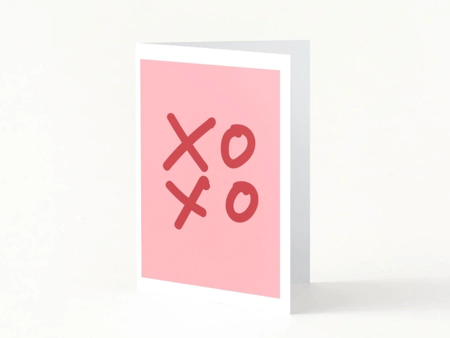 Envoyez des câlins et des baisers avec cette carte XOXO !
