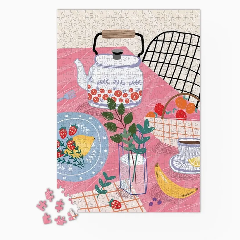 Puzzle de 1000 pièces au thème table d'été