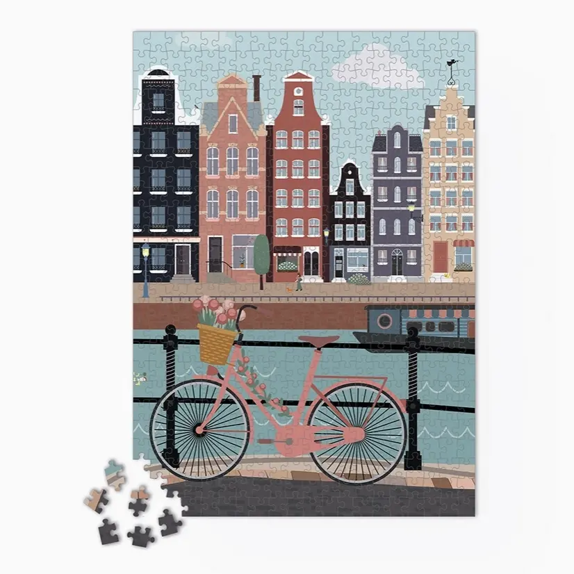 Puzzle de 1000 pièces pour adulte au paysage de ville 