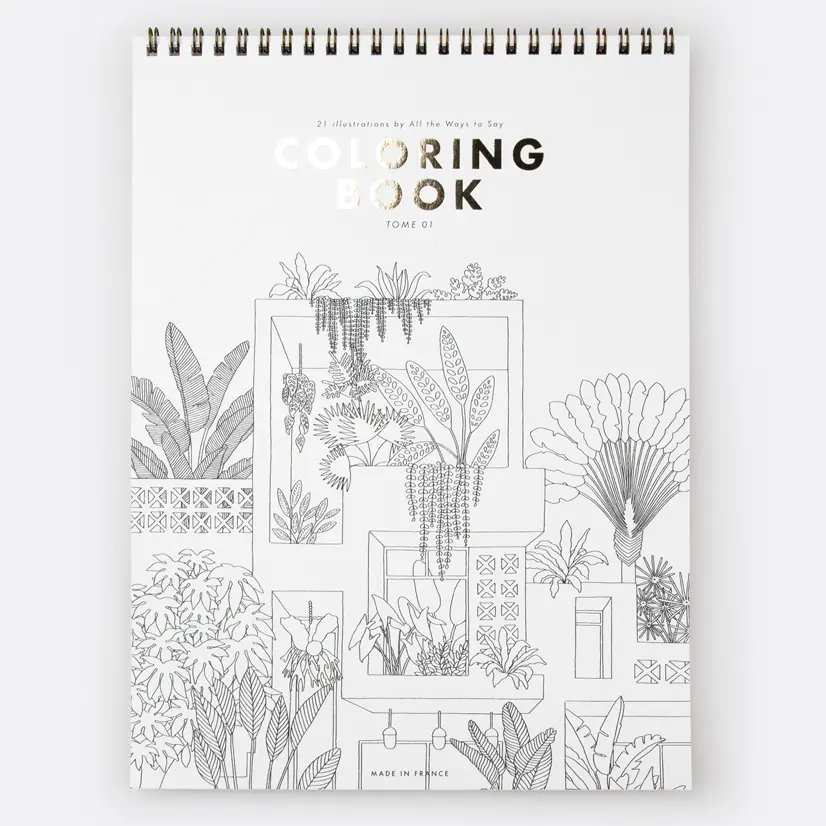 Cahier à colorier pour adulte