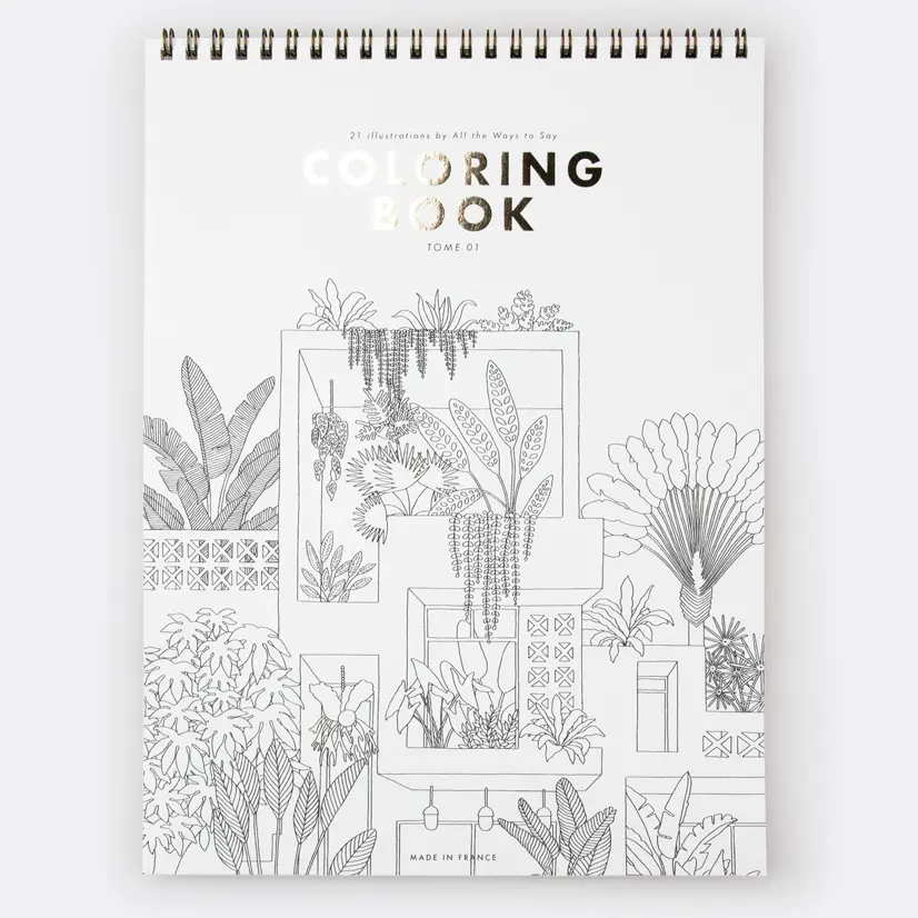 Cahier à colorier pour adulte