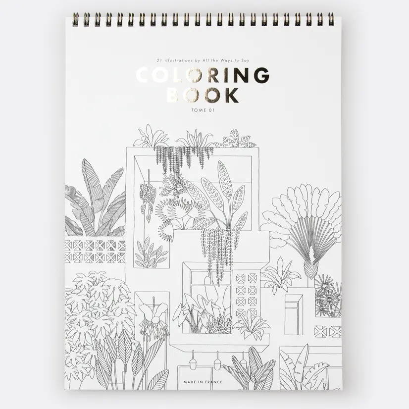 Cahier à colorier pour adulte 