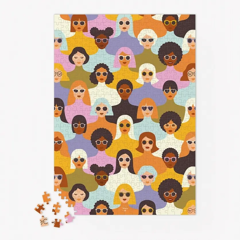 Puzzle de 500 pièces au multiple visages