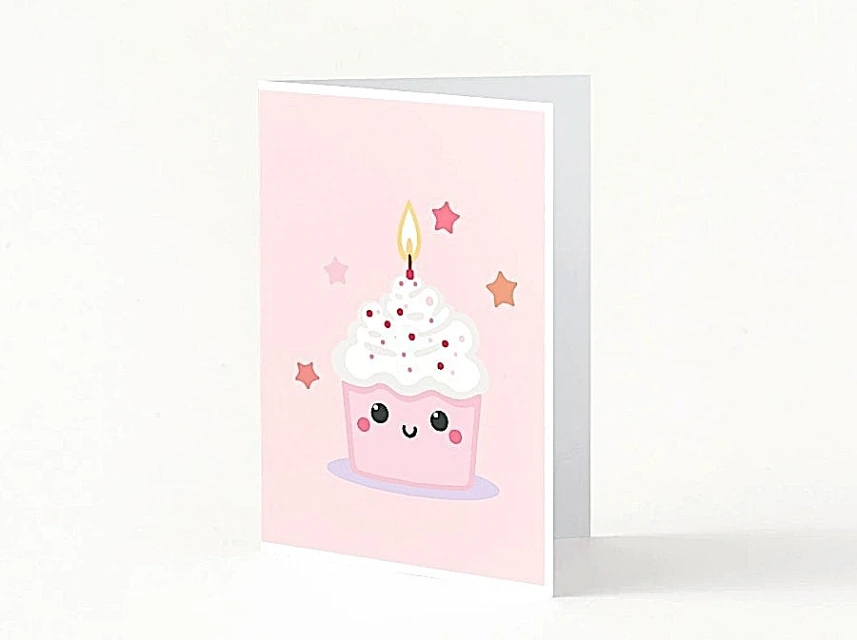 Carte anniversaire gâteau