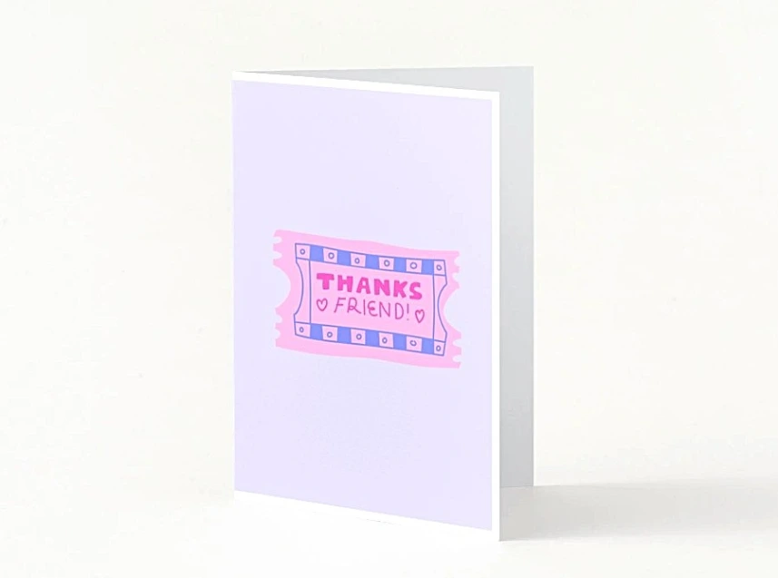 Carte Thanks Friend !