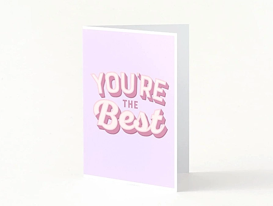 Carte You're The Best (Mauve)