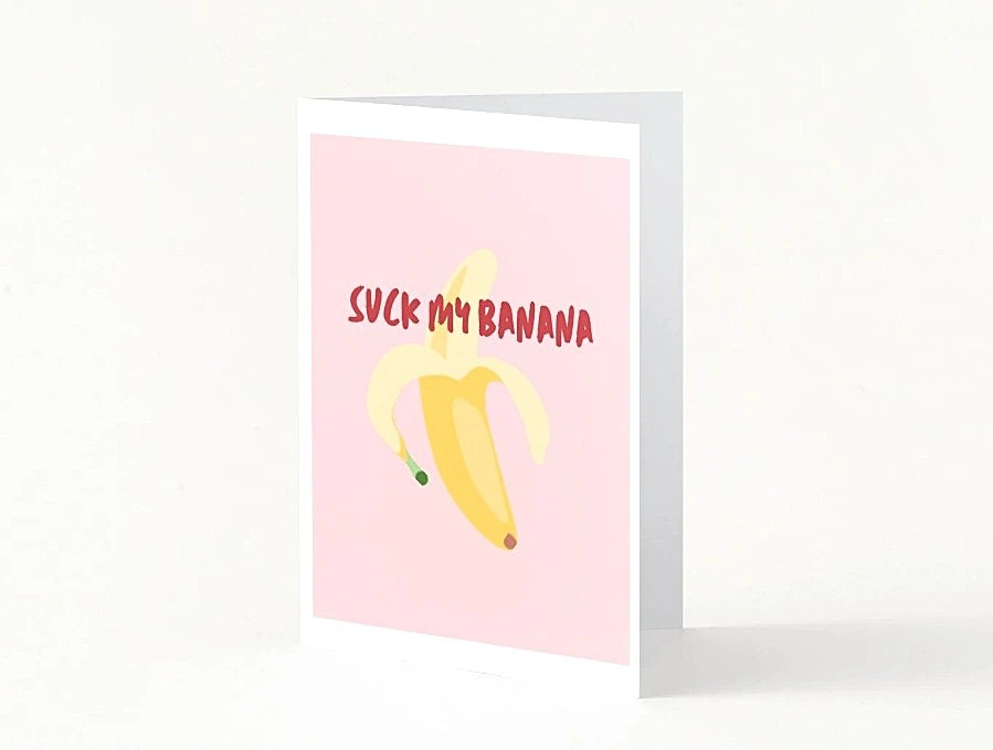 Carte Suck My Banana