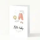 Carte Naissance tenue d'été
