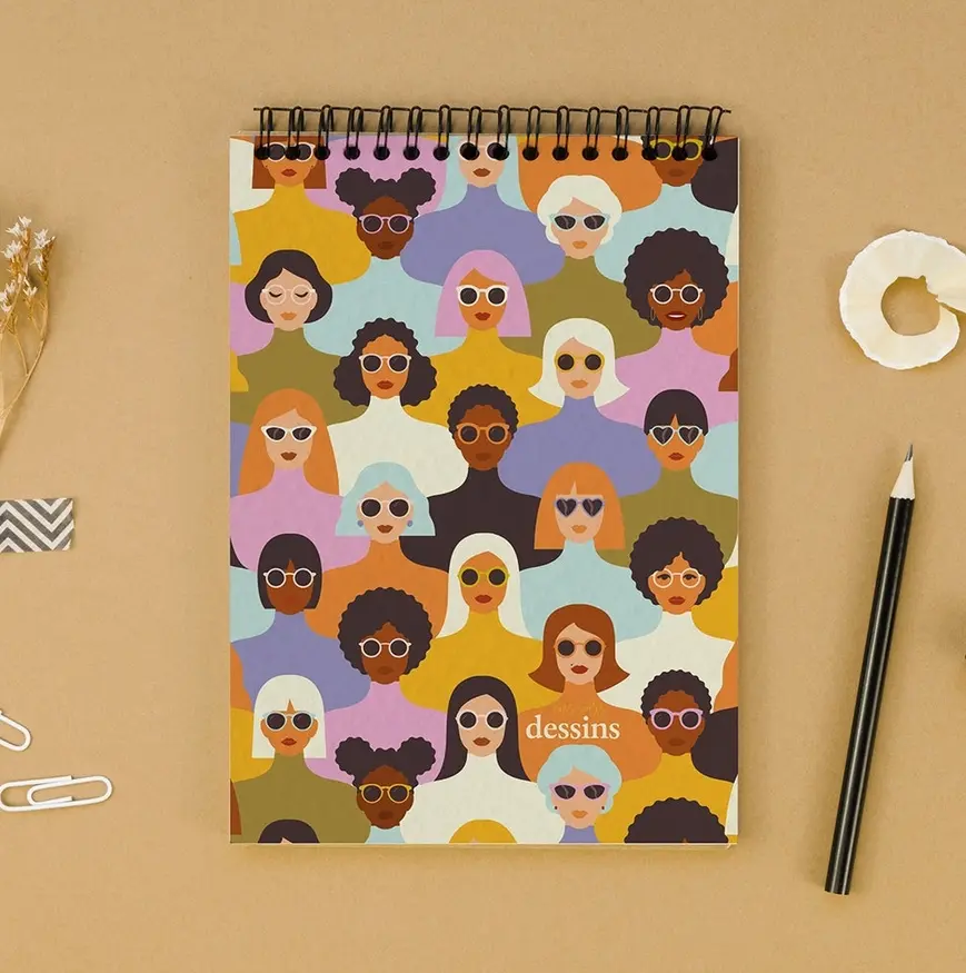 Cahier de dessin Multitude