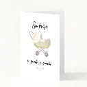 Carte Naissance Poussette