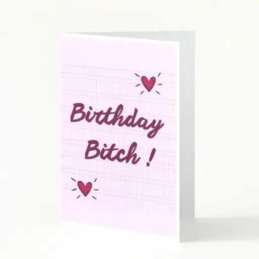 Carte Birthday Bitch !