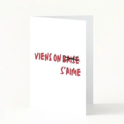 Carte Viens, on ba*se