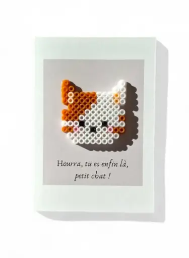 Carte Naissance Petit Chat