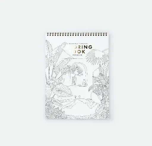 Cahier à colorier exotique